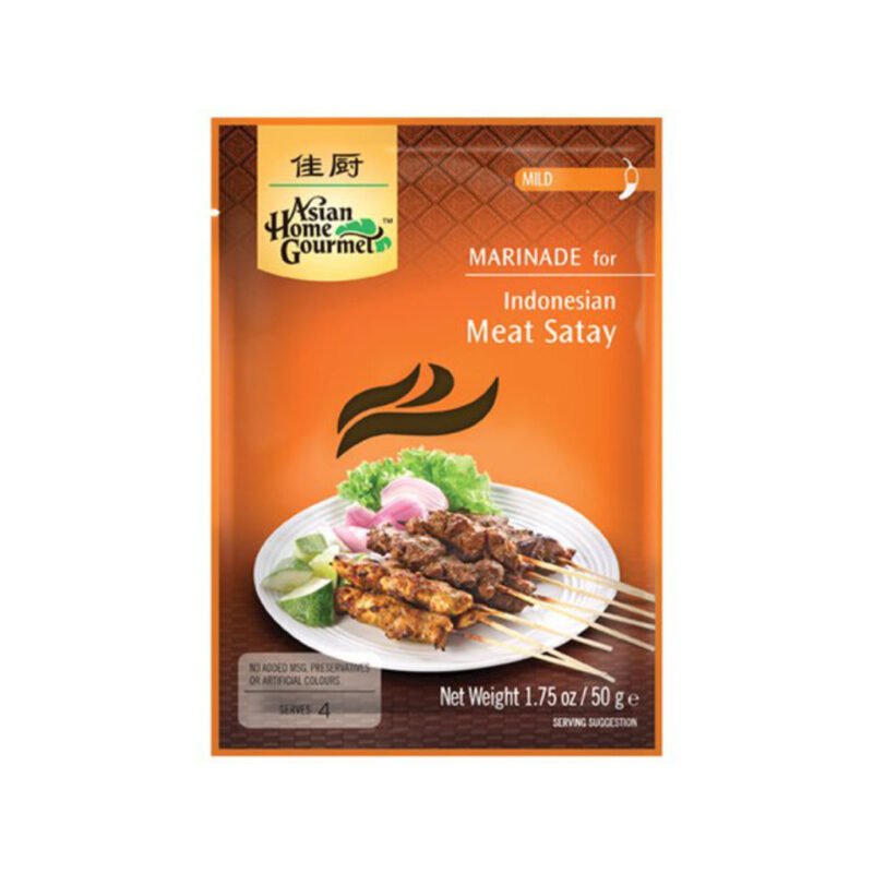 Asian Home Gourmet Marináda na špízy Satay (Indonézia) 50g
