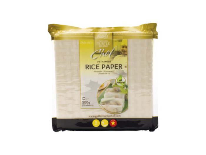 Golden Turtle Chef Ryžový papier GTC - štvorcový 19cm 500g
