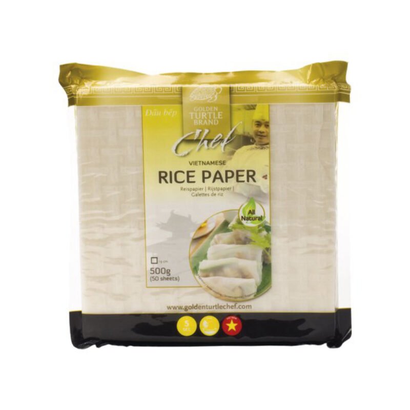 Golden Turtle Chef Ryžový papier GTC - štvorcový 19cm 500g