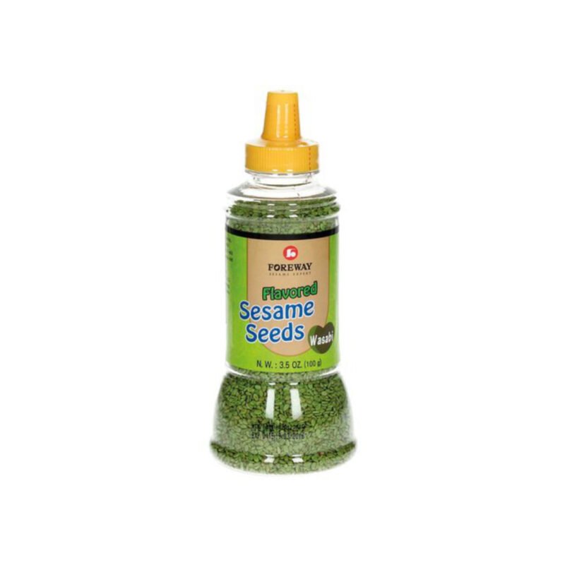 Foreway Pražené sezamové semienka - wasabi 100g