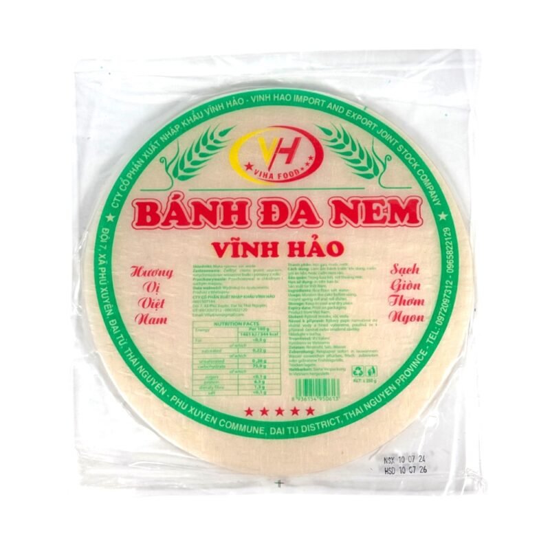 Vina Food Vietnamský ryžový papier - okrúhly 22cm 250g