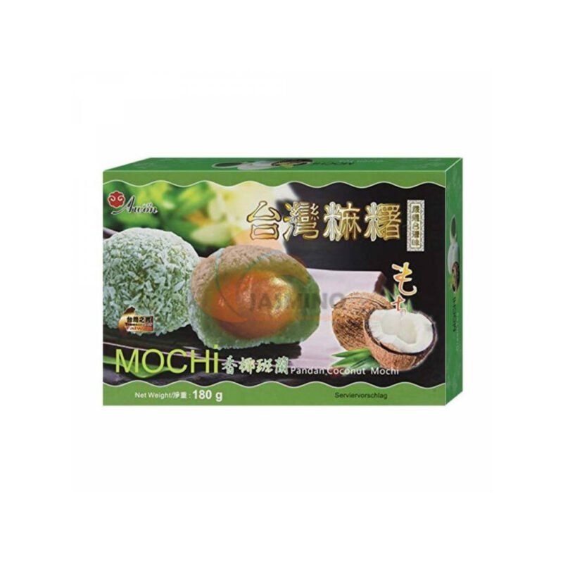 Awon Koláčiky Mochi s náplňou Kokos & Pandan 180g