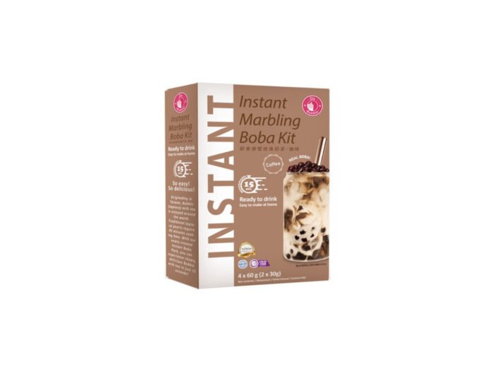 O's bubble Instantný Marble Bubble Tea - kávový 4x60g