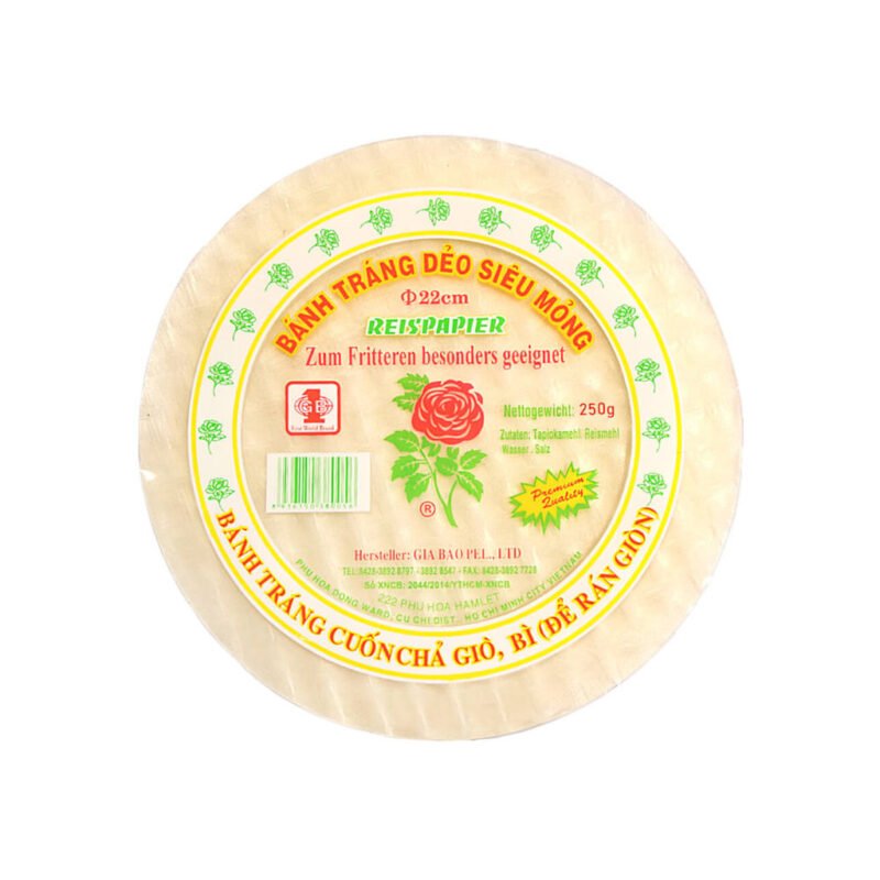 Gia Bao Vietnamský ryžový papier na vyprážané závitky 250g