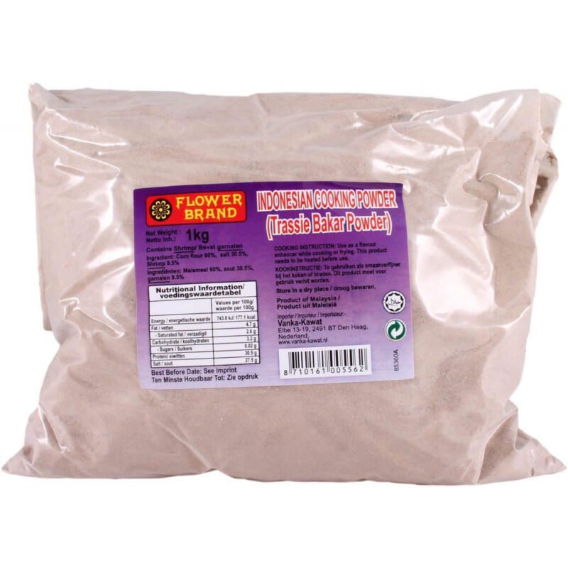 Flower Brand Krevetový prášok Trassie Bakar 1kg