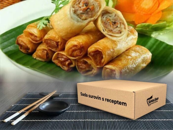 sambalshop Súprava surovín s receptom | Vietnamské jarné závitky Nem Rán (Chả giò)