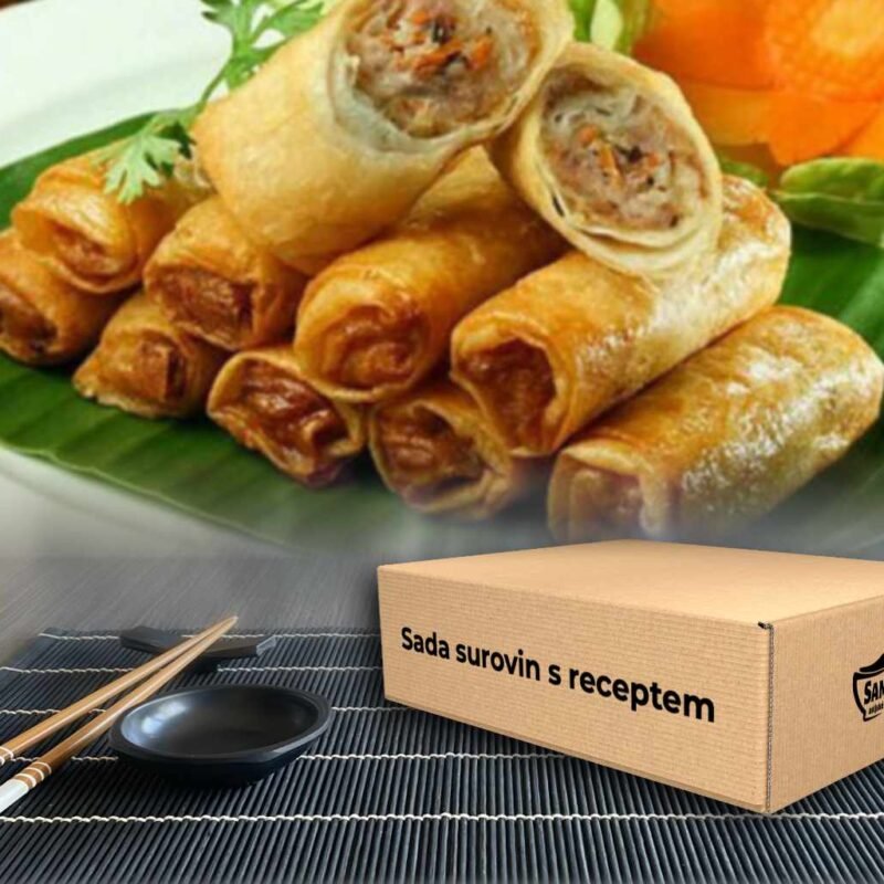 sambalshop Súprava surovín s receptom | Vietnamské jarné závitky Nem Rán (Chả giò)