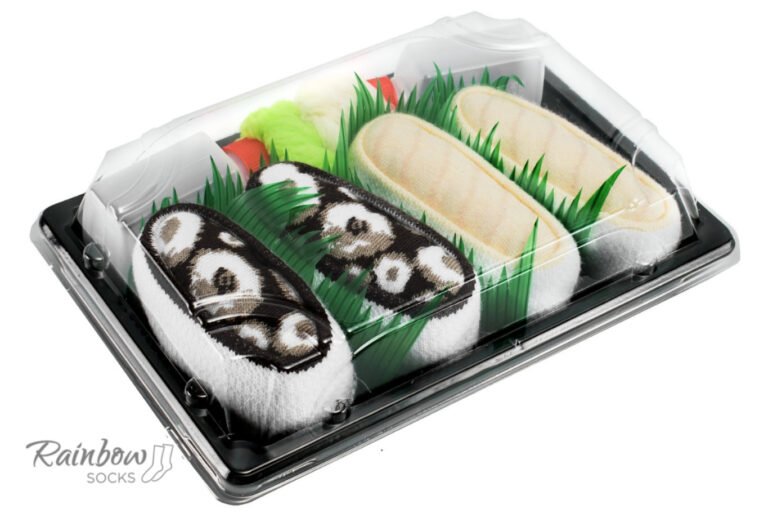 Rainbow Socks Štýlové ponožky Sushi Box (Butterfish, Octopus) Velikost: EÚ 36-40