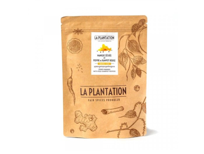 La Plantation Sušené mango s červeným Kampotským korením 150g