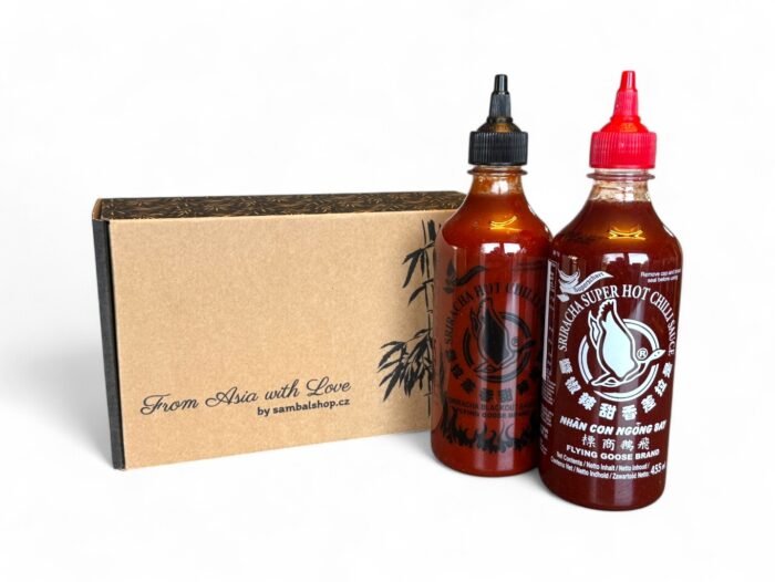 sambalshop Darčekový set | Súprava omáčok Sriracha Hot & Fire
