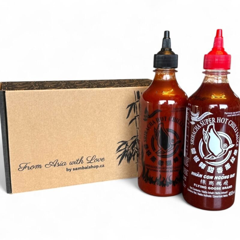 sambalshop Darčekový set | Súprava omáčok Sriracha Hot & Fire