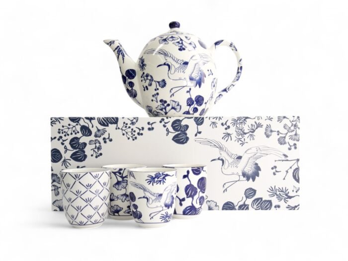 Tokyo Design Studio Darčeková sada na čaj Flora Japonica 1300ml (4 šálky) - Image 2