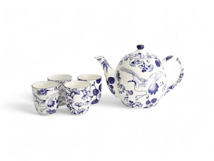 Tokyo Design Studio Darčeková sada na čaj Flora Japonica 1300ml (4 šálky)