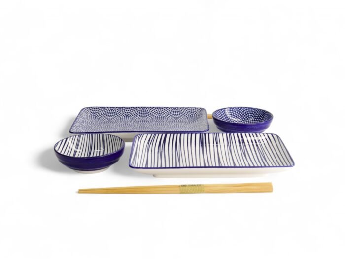 Tokyo Design Studio Darčeková sada na Sushi Nippon Blue (Lines/Dots)