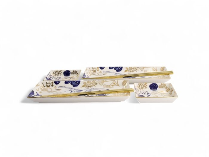 Tokyo Design Studio Darčeková sada na Sushi Flora Japonica Gold