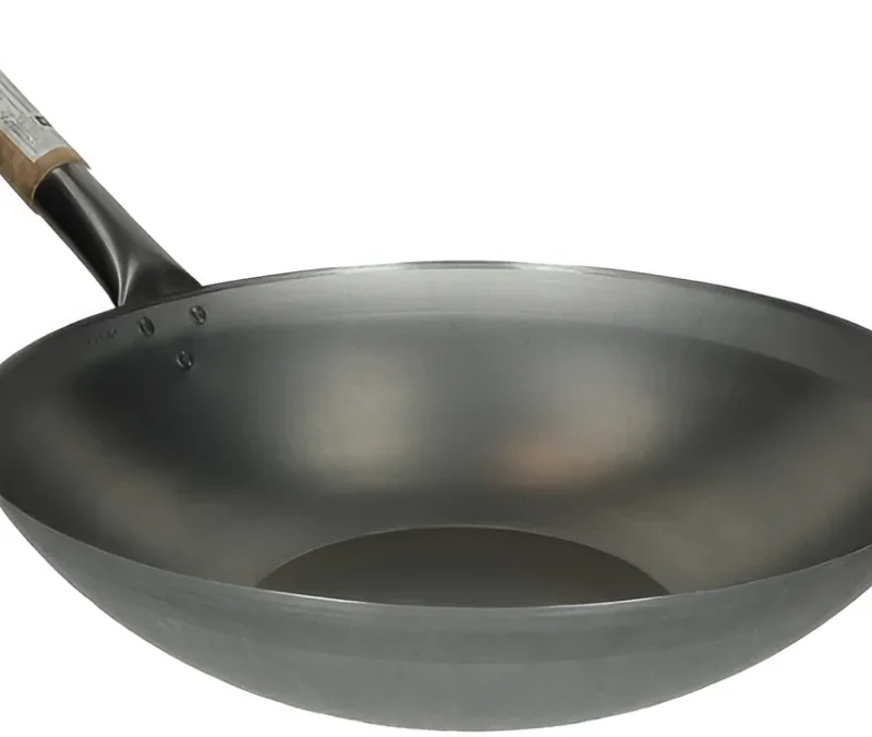 Panvica WOK oceľová s plochým dnom 38 cm