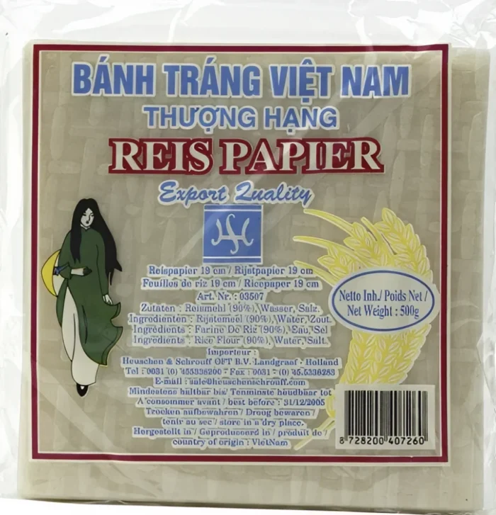 H&S Ryžový papier štvorcový 19 cm 500 g