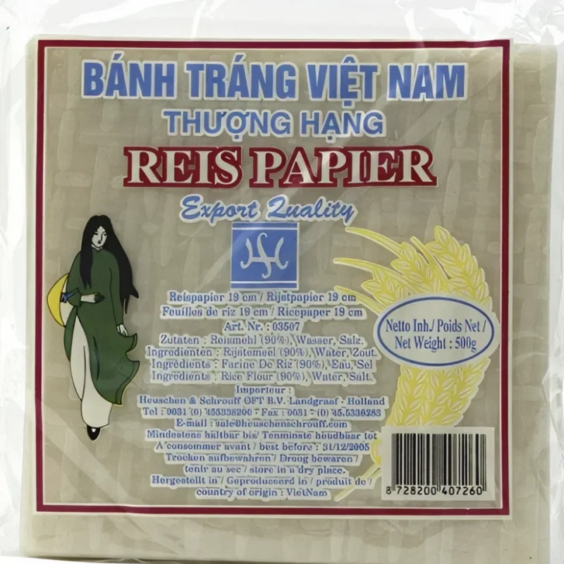 H&S Ryžový papier štvorcový 19 cm 500 g