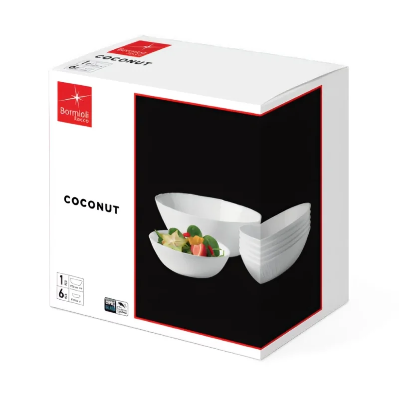 Bormioli Rocco Sada 7 tanierov Coconut