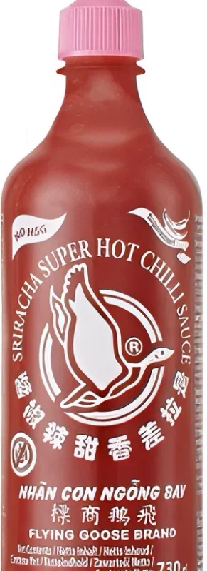 Flying Goose Chilli omáčka Sriracha extra pálivá bez MSG 730 ml