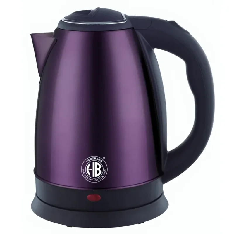 Herzberg Nerezová kanvica 1,8 l 1500 W - fialová