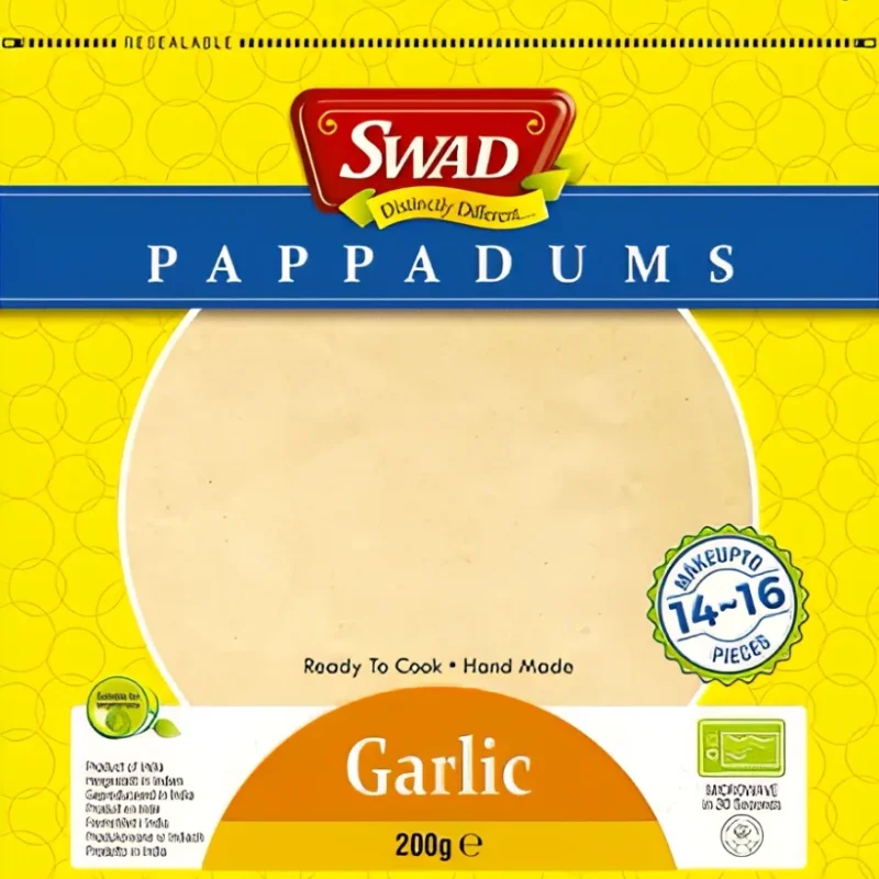 Swad Indický chlieb Papadum cesnakový 200g