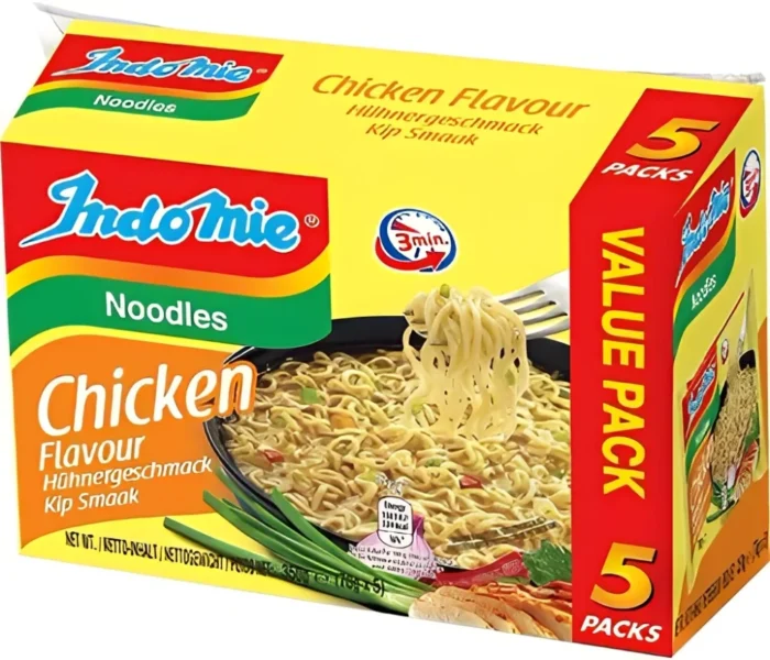 Rezance IndoMie s kuracou príchuťou 5 X 70 g