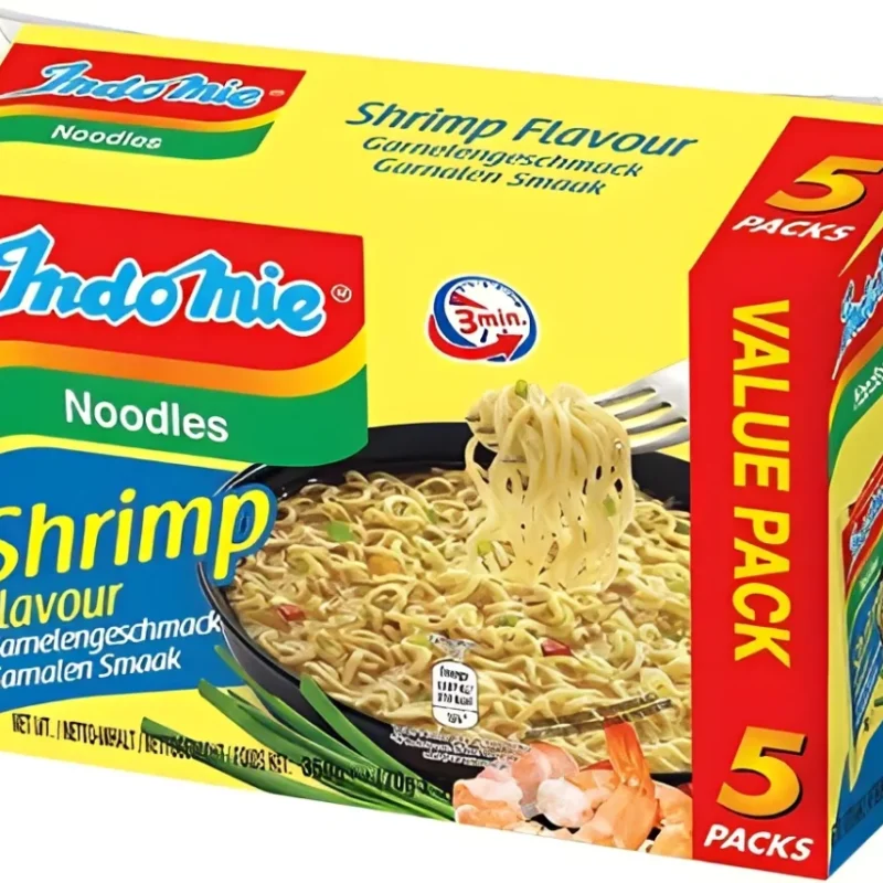 IndoMie rezance s príchuťou kreviet, balenie 5 X 70 g