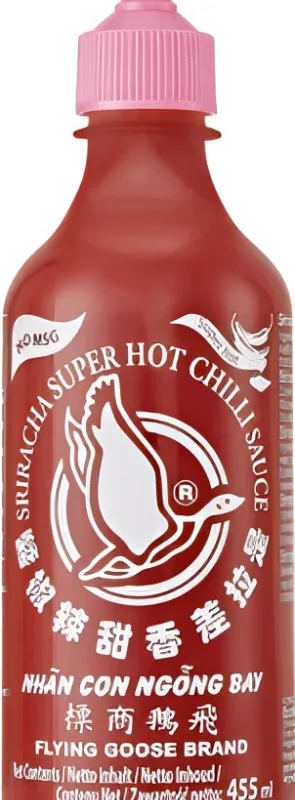 Flying Goose Chilli omáčka Sriracha extra pálivá bez MSG 455 ml