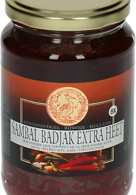 Koningsvogel Chilli pasta Sambal Badjak extra pálivá 375 g
