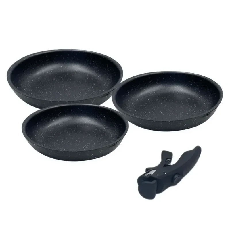 Neumann Súprava 4 panvíc s mramorovým povrchom - 20/24/28 cm