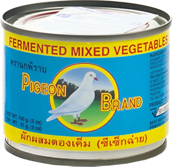 Pigeon Brand Fermentovaný zeleninový mix v Sójové omáčke 140 g