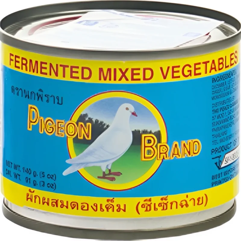 Pigeon Brand Fermentovaný zeleninový mix v Sójové omáčke 140 g