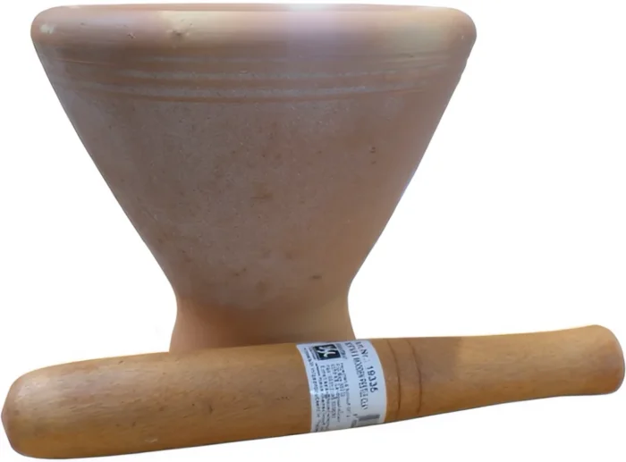 Mažiar keramický s dreveným tĺčikom 20 cm