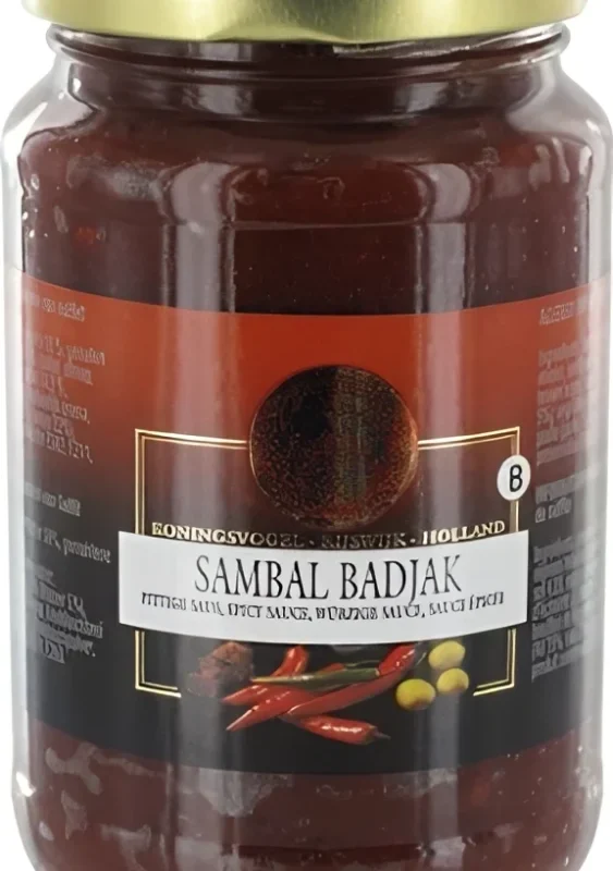 Koningsvogel Chilli pasta Sambal Badjak 375 g