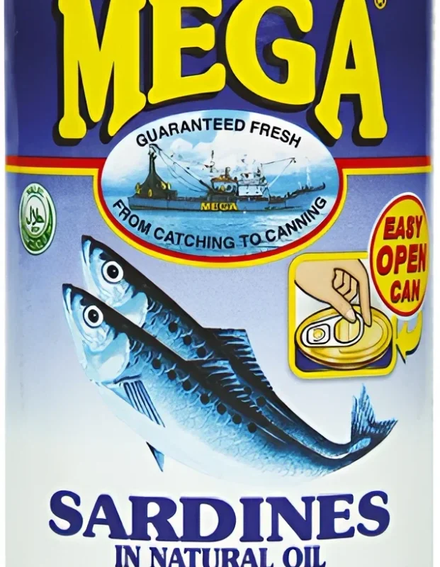 Mega Sardinky vo vlastnej šťave 425 g