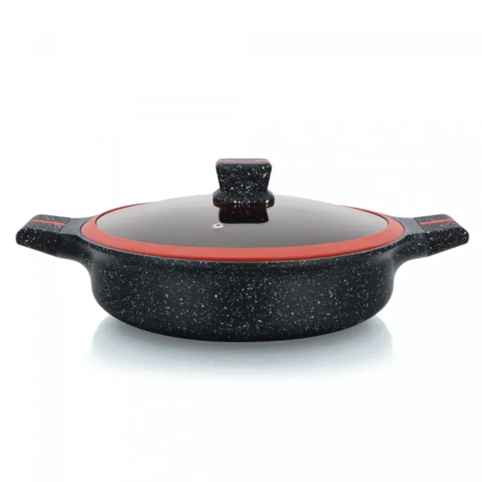 Herzberg Hrniec so žulovým povrchom a sklenenou pokrievkou, nízky - 28 cm
