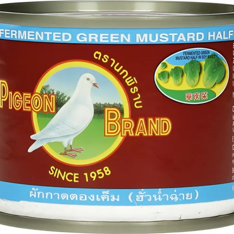Pigeon Brand Fermentované horčičné listy v Sójové omáčke 140 g