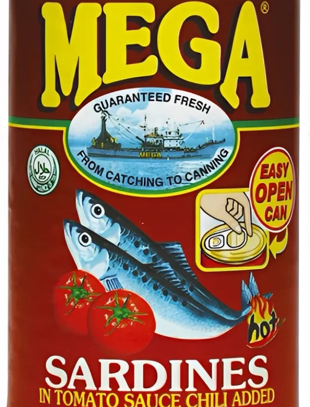 Mega Sardinky v paradajkovej omáčke s chilli 155 g