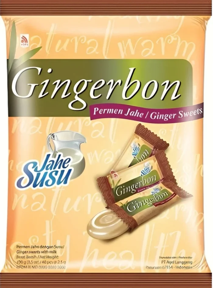 Agel Zázvorové bonbóny s mliečnou príchuťou 100 g