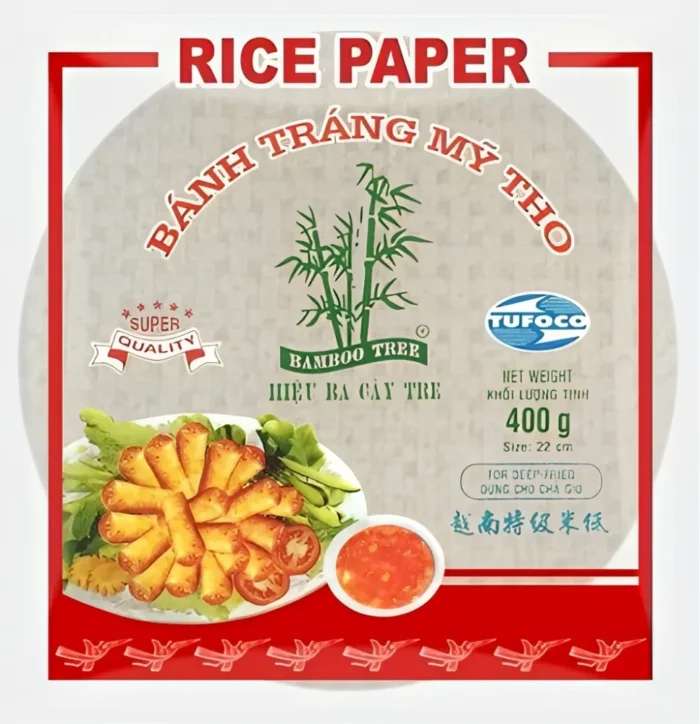 Bamboo Tree Ryžový papier na vyprážanie okrúhly 22 cm 400 g