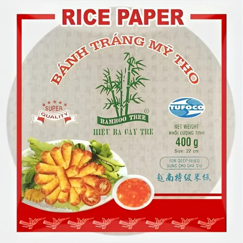 Bamboo Tree Ryžový papier na vyprážanie okrúhly 22 cm 400 g