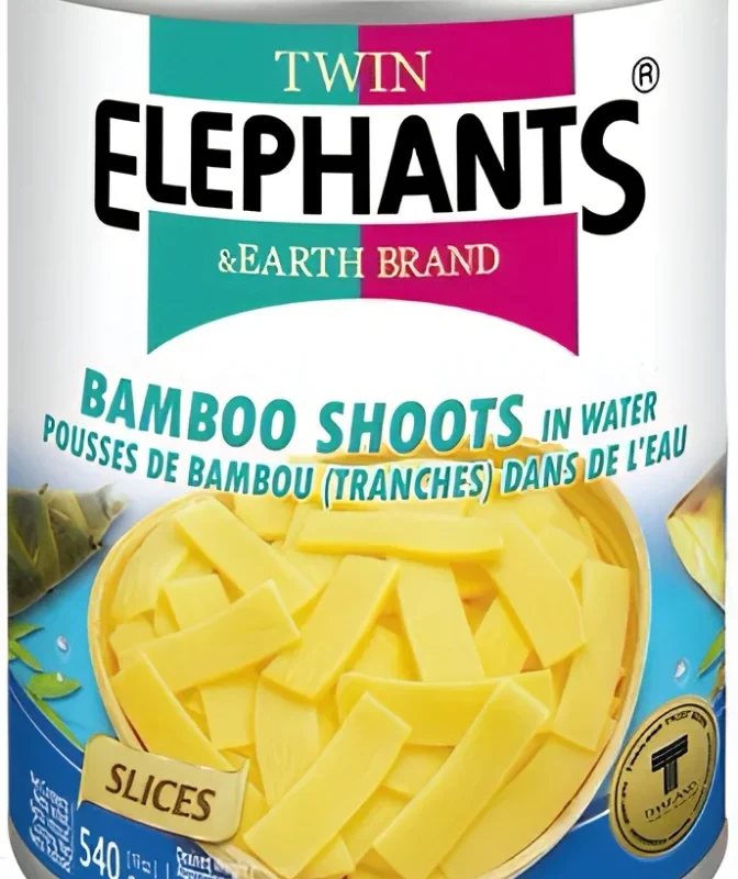 Twin Elephants Bambusové výhonky nakrájané na plátky 540 g