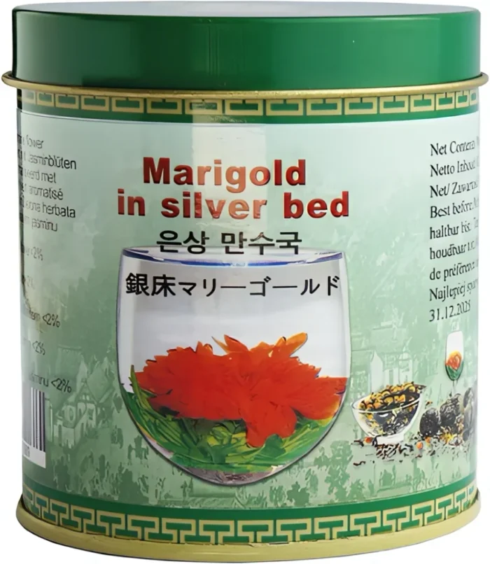Golden Turtle Zelený čaj Marigold v in Silver Bed 35 g