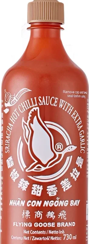 Flying Goose Chilli omáčka Sriracha s extra cesnakom 730 ml