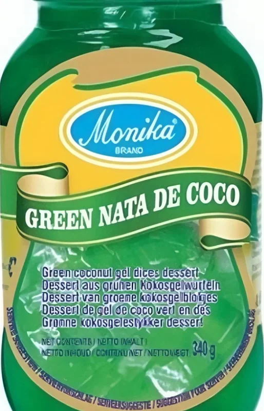 Monika Kokosový gél zelený Nata de coco 340 g
