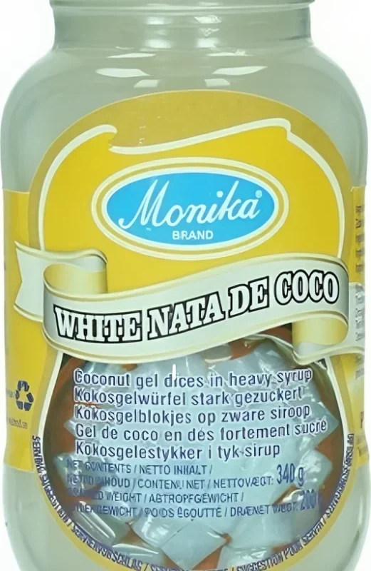 Monika Kokosový gél biely Nata de Coco 340 g