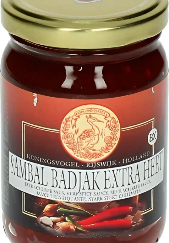 Koningsvogel Chilli pasta Sambal Badjak extra pálivá 200 g