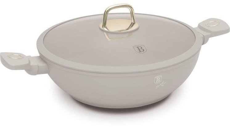 BERLINGERHAUS Wok s titánovým povrchom a pokrievkou 30 cm Sahara Collection