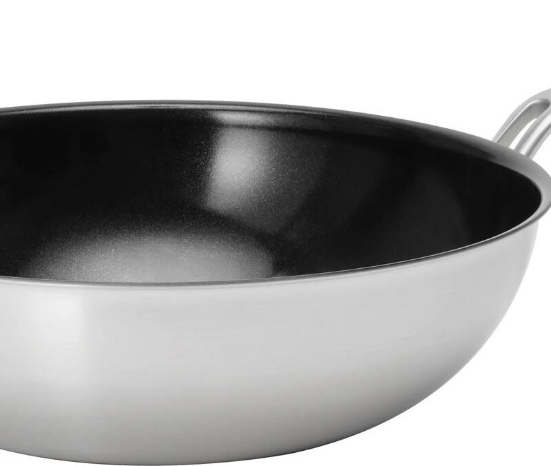 FABINI Wok panvica keramická s pokrievkou Lucca 4.0 Pro 30 cm